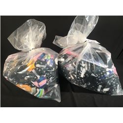 2 BAGS OF ASSORTED CLOTHING: SOCKS, ETC.