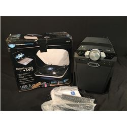 IT USB TURNTABLE & SINGING MACHINE VIBE KARAOKE SPEAKER