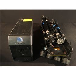 DELL 1000 WATT UPS, 3 TRIPODS & CHANNEL DOLLY