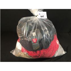 BAG OF ASSORTED MENS & WOMENS CLOTHING/SHOES