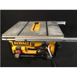 DEWALT 10 INCH PORTABLE TABLE SAW
