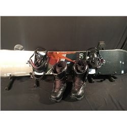 K2 DISCIPLE 158 CM SNOWBOARD WITH BINDINGS & BOOTS
