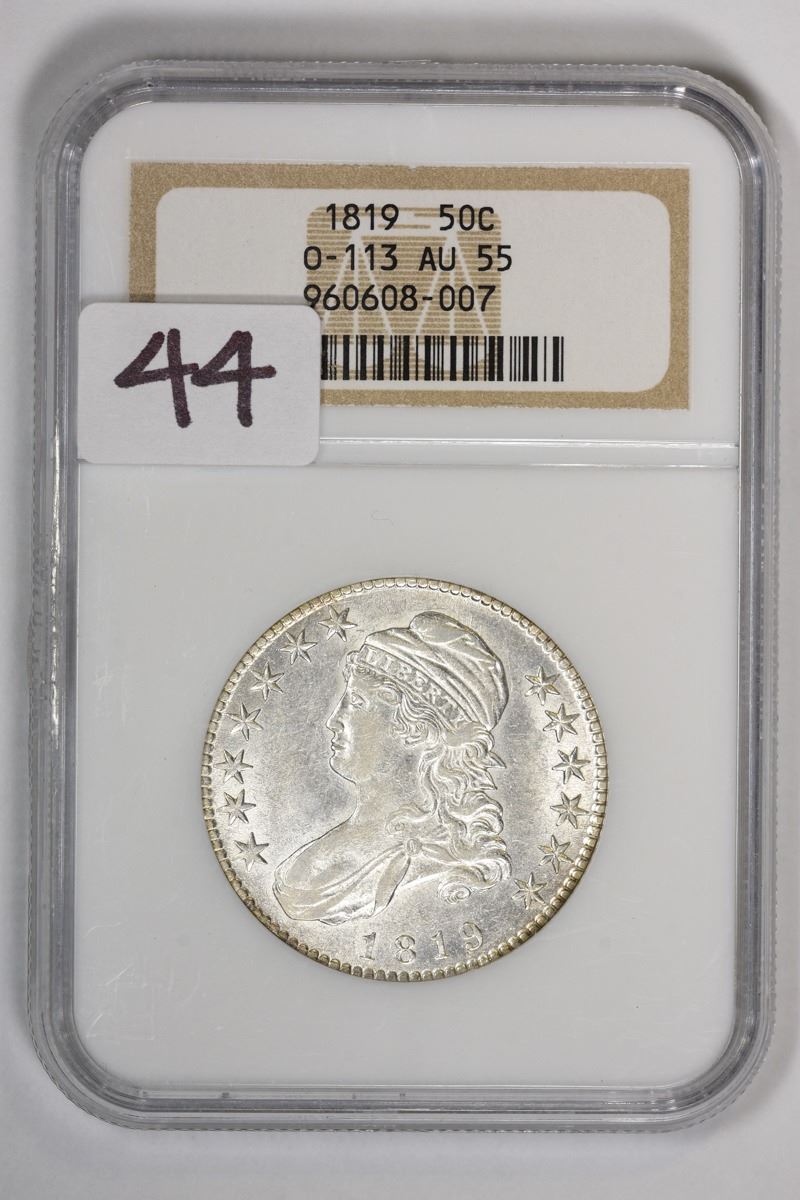 1819 50C Capped Bust Half Dollar Kagin's Inc.