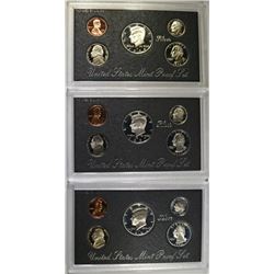 1994, 1997 and 1998 Silver Proof Sets