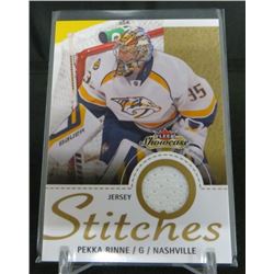 2013-14 Fleer Showcase Stitches #SPR Pekka Rinne