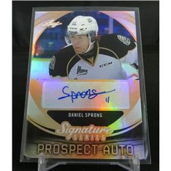 15-16 Leaf Signature Series Auto Daniel Sprong