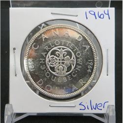1964 Canadian Silver $1 Coin