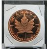 Image 1 : Canadian Maple Leaf Copper 1 Ounce Coin