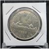 Image 1 : 1962 Canadian Silver $1 Dollar Coin