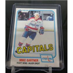 1981-82 O-Pee-Chee #347 Mike Gartner