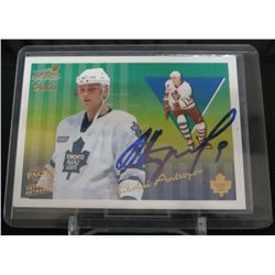 2000-01 Aurora Autographs #135 Nikolai Antropov