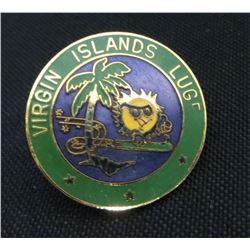 Virgin Islands Luge Collector Pin