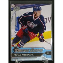 2016-17 Upper Deck #457 Markus Nutivaara YG RC
