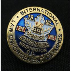 1992 International Law Enforcement Olympics Pin