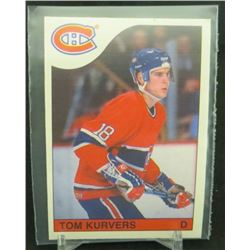 1985-86 O-Pee-Chee #219 Tom Kurvers RC