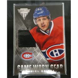 13-14 Panini Titanium Game Worn Gear Daniel Briere
