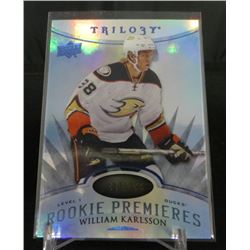 2014-15 UD Trilogy Radiant Blue William Karlsson
