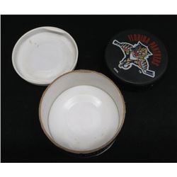 NHL Florida Panthers Official Game Puck