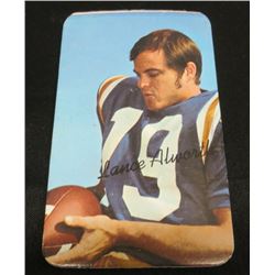 1970 Topps Super #13 Lance Alworth Card