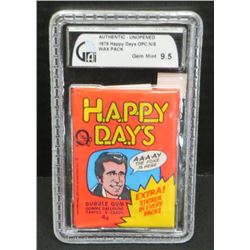 Happy Days Graded 1976 Pack Of Cards Graded 9.5