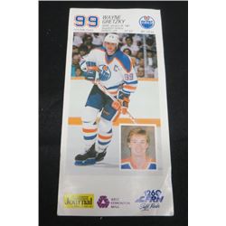 Wayne Gretzky Edmonton Oilers Card 4x8
