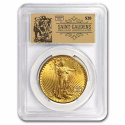 $20 Saint-Gaudens Double Eagle BU MS-64  PCGS LIMITED EDITION GOLD  PROSPECTOR LABEL