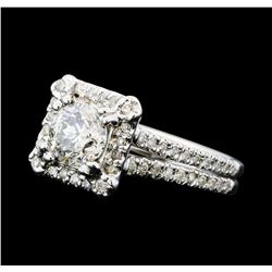 1.41 ctw Diamond Ring - 14KT White Gold