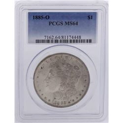 1885-O $1 Morgan Silver Dollar Coin PCGS MS64