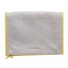 Image 1 : Salvatore Ferragamo Gray Multicolor Leather Document Holder