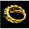 Image 3 : 2.50 ctw Green Tourmaline Ring - 18KT Yellow Gold