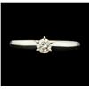 Image 2 : 0.25 ctw Diamond Ring - 14KT White Gold