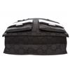 Image 4 : Gucci Black Canvas Leather Monogram Double Pocket Shoulder Bag
