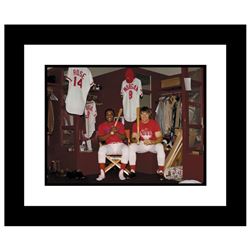 Pete Rose & Morgan in Clubhouse