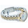 Image 4 : Rolex Ladies Two Tone Blue MOP String Sapphire Diamond VVS Datejust Wristwatch