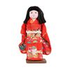 Image 1 : Vintage Japanese Hand Painted Ichimatsu Porcelain Geisha Girl Doll with Silk Kim