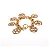 Image 4 : Chanel Gold Chain CC Logo Charm Bracelet
