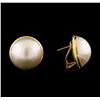 Image 1 : 14KT Yellow Gold Pearl and Diamond Jewelry Suite