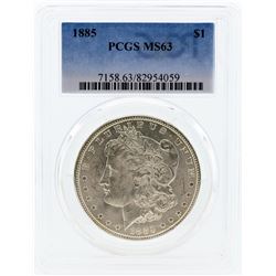 1885 PCGS MS63 Morgan Silver Dollar