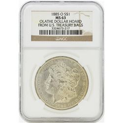 1885-O MS63 NGC Morgan Silver Dollar