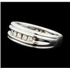 Image 1 : 0.30 ctw Diamond Ring - 14KT White Gold