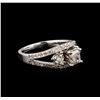 Image 1 : 14KT White Gold 1.61 ctw Diamond Ring