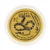 2013 $15 Australia 1/10 oz Lunar Year of the Snake Gold Coin BU