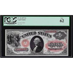 1875 $1 Legal Tender Note PCGS New 62