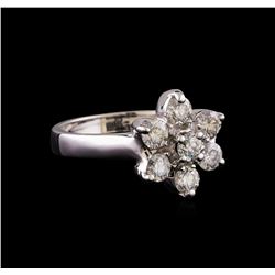 0.96 ctw Diamond Ring - 14KT White Gold