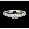 Image 2 : 0.91 ctw Diamond Ring - 14KT White Gold