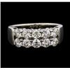 Image 2 : Hearts on Fire 1.52 ctw Diamond Ring - 18KT White Gold