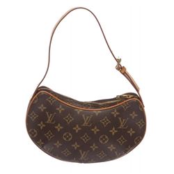 Louis Vuitton Monogram Canvas Leather Croissant PM Shoulder Bag