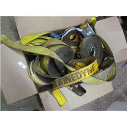 Lot of Tie Down + Ratchet Straps