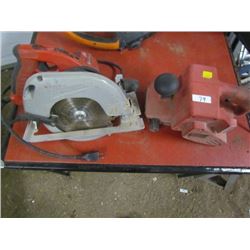 Circular Saw Milwaukee + Belt Sander