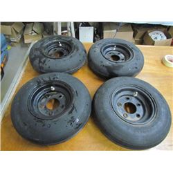 4 Smooth Implement Tires